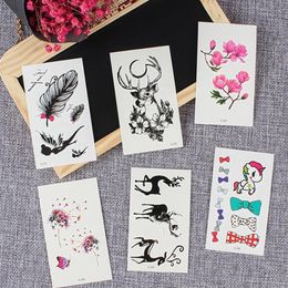 30pcs/set Temporary Tattoos Waterproof Arm Tattoo Sticker 5.7cmx9.7cm Fake Tattoo For Body Art Supplies