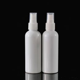 Wholesale 100ml X 100 white Water Spray Empty Plastic Cosmetic Bottle,100cc Perfume Mist Sprayer Pump Container Perfumes Bottle LX2080