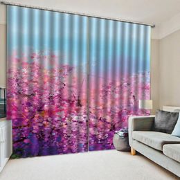 3d Curtain Bedroom Colorful Flowers Fantasy Artistic Concept Custom Living Room Bedroom Beautifully Decorated Curtains