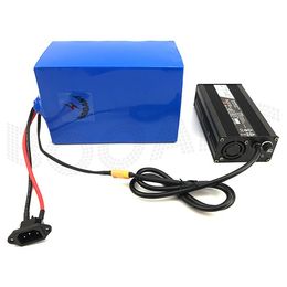 Free Shipping 48V 14AH 1000W E-bike Lithium Battery 48V Electric Bicycle Battery For Original Sanyo 18650 +5A Charger 30A BMS
