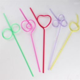 Colourful Multi Shape Straw Drinking Crystal Straws For Birthday Party Disposable Straw Bar Decoration Accessories yq00784