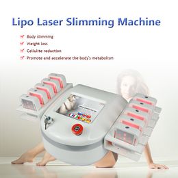 650nm lipo laser machine diode 10 pads lipo laser fat removal cellulite reduction equipment laser Machine body slimming machine