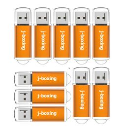 Lot 10pcs usb 2.0 flaş sürücüler 8GB Dikdörtgen Başparmak Bellek Çubuğu Depolama Pendrives Promosyon Hediyeleri Renkli Ücretsiz Kargo Bilgisayar Dizüstü Bilgisayar İçin