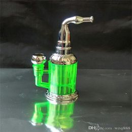 The new flat square water bottle Wholesale Glass bongs Oil Burner Glass Water Pipes Oil Rigs Smoking Free