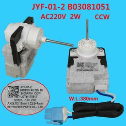 Refrigerator parts fan motor JYF-01-2 B03081051 AC220V refrigerator AC motor 2600rpm ccw