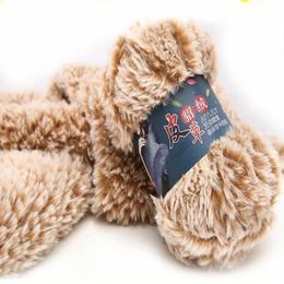 100% Polyester 70 meters knitting yarn Imitation of fox fiber acrylic yarn DIY Hand woven jacket Baby Hats Yarn