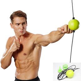 Boxing Ball Reflex Speed Training Equipment MMA Sanda Hand Eye Reaction Exercise Muay Combat Ball Fitness Double End Bag T191230