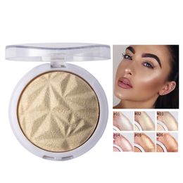 Face Highlighter Shimmer Powder for Women Make Up Brighten Oil-Control Long-lasting High Light Make Up Cosmetics