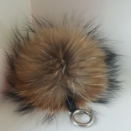 1 piece luxury pom Pom Fur balls pompom fluffy cute keychains for backpacks crafts key chain handbag keyring charms bulk