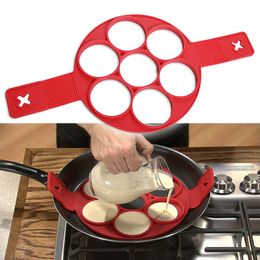 Fried Egg Mould Pancake Mould Maker Silicone Forms Non-stick Simple Operation Pancake Omelette Mould Kitchen Accessories DBC VT0461