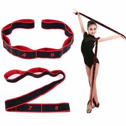 Yoga Stretch Strap Latin Dance Elastic Stretch Belt Exercise Pull Strap Yoga Fitness Resistance Band for Adults Kids Unisex Ballet,Pilates