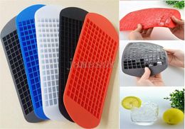 Fashion Silicone Ice Maker Mould Mini Square Shape 1cm Silica Gel 160 Grid Ice Maker Tray DA252