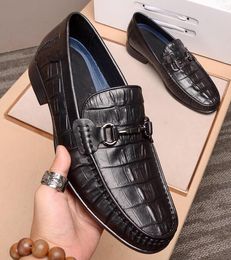 [Orignal Box] Luxury New Seccess Mens Oxfords Genuine Leather Slip On Wedding Business Dress Shoes Size 38-44