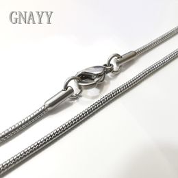 5pcs lot in bulk silver stainless steel thin 1.2mm round snake chain link necklace for women 18 inch