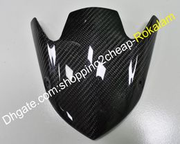 Carbon Fiber Front Windshield Windscreen For Kawasaki Z1000 2015 2016 Z 1000 15 16 Motorbike Aftermarket Kit Parts