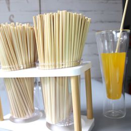 Natural wheat straw Wheat Creative Coffee Juice Straw Eco-friendly Biodegradable Straw bar Kitchen Accessories T3I5859
