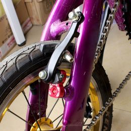 Bike Brake Converter V Brake Rack Extension Holder Frame Brake Adapter Black