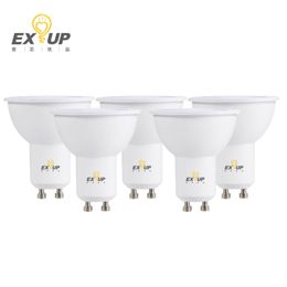 EXUP 5PCS LED GU10 5W 450LM Spotlight Bulb AC 220 - 240V Warm White Cool White