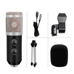 bm 800 Podcast Recording USB Condenser Microphone Professionnel Upgraded BM-900 Karaoke Mikrofon For Computer Studio YouTube Mic