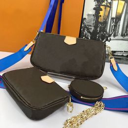 TopDesigner bag fashion high quality leather brand Brown cross flower armour printing single shoulder bag chain shopping handbag banquet bag