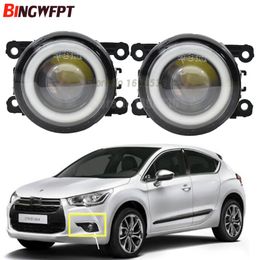 2pcs/pair (Left+Right) Angel Eye car-styling Fog Lamps LED For Citroen DS3 DS4 DS5 2011-2015 For Citroen Berlingo B9 2012-2016