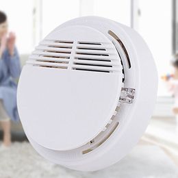 2019 Smoke Detector Alarms System Sensor Fire Alarm Detached Wireless Detectors Home Security High Sensitivity Stable LED 85DB 9V