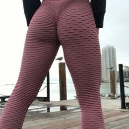 Sexy Yoga Pants Fitness Sports Leggings Jacquard Sports Leggings Female Running Trousers High Waist Yoga Tight Sports Pants Quick dry