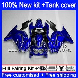 +Tank For KAWASAKI ZX-250R EX-250 ZX250R 08 09 10 11 12 201MY.16 EX250 ZX 250R EX 250 EX250R 2008 2009 2010 2011 2012 Fairings Gloss blue