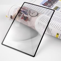 Office School Supplies 180X120mm Convinient A5 Flat PVC Magnifier Sheet X3 Book Page Magnification Magnifying Reading Glass Lens Brand New