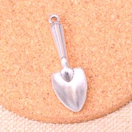 18pcs Charms shovel spade trowel gardening 51mm Antique Making pendant fit,Vintage Tibetan Silver,DIY Handmade Jewelry