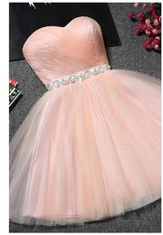 Real Pictures Blush Bridesmaid Dresses Short Summer Bridesmaid Dress On Sale now !!! Light Purple/ Blue/ Red