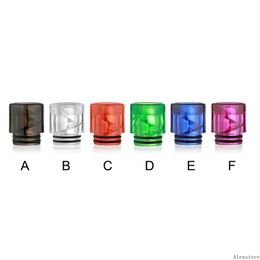 810 510 Thread Plastic Wide Bore Drip Tip Mouthpiece Cap Cover Colorful Drip Tips for TFV8 Prince Big Baby Atomizer