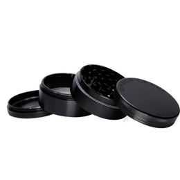 New Space Case Smoking Accessories Herb Grinder 63mm Aluminium Alloy Tobacco Grinders 4 Piece Tobacco Cursher With Triangle Scraper Transparent Bottom 5920SC