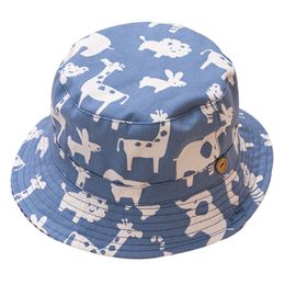 Baby Boy Girl Hat Cap for Children Kids Toddlers Cotton Bucket Fishing Floppy Sun Hat Boys Girls 6M-12 Years