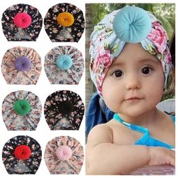 Infant Baby Hats 8 Design Printed Winter Children Caps Newborn Girls Caps Boys Turban Hat Girls Cap