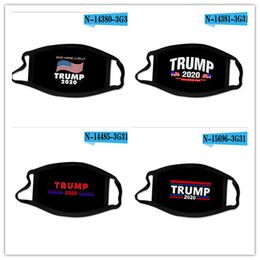 2020 Face masks America 2020 Election Trump Face mask with Print Flag Slogan dustproof polyester material