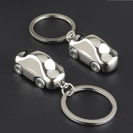 3D Car Shape Key Chain Zinc Alloy Mental Car Keychain With Automotive Interior Accessories Jewellery Gift