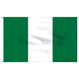 Nigeria Flag 90*150cm Green White NGA NG Nigerian Country National Flags 3x5 ft Cheap Good Quality, free shipping