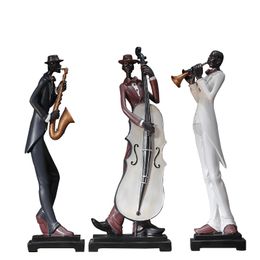 Abstract the European figure sculpture music band desktop decoration living room furnishings crafts modern Home Furnishing art decor