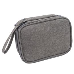 Lemon Formemory Waterproof Shoe Storage Bag for Travel Double Layer Zipper Portable Shoe Organizer