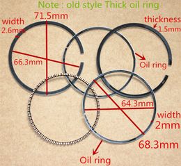 Piston ring 68.3mm ( thick oil ring old style ) for Briggs & Stratton 6.0HP 6.5HP engine motor replacement