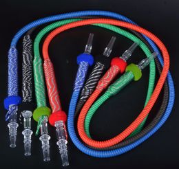 New Style 180CM Length Colourful Hose Tip Acrylic Mounthpiece Innovative Design Portable For DIY Hookah Shisha Smoking Pipe Hot Cake