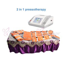 2 in 1 far infrared light air pressure pressotherapy body wrap skin heating lymphatic drainage spa massage equipment