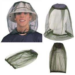 Midge Mosquito Insect Hat Bug Mesh Head Net Face protector net Cover for outdoor travelling Camping Fishing