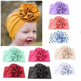 Cute Bow Flower Headband for Girl Kids Cotton Elastic Head Bands Turban Floral Headbands Hairbands Hair Accessories