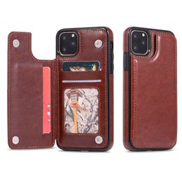 Cyberstore Phone Case Wallet Case with Card Holder PU Leather Kickstand Card Slots Cover For iPhone 11 XS MAX 8 Samsung Note10 PLUS