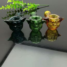 Coloured glass pipes with sharp ears in Europe and America Great Pyrex Glass Oil Burner Pipe Thick oil rigs glass water pipe