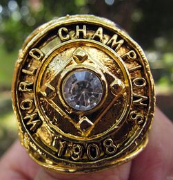1908 Cubs World Baseball Team Champions Championship ring Souvenir Men Fan Gift 2024 wholesale Drop Shipping