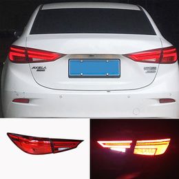 Car Tail Lamp For Mazda 3 Mazda3 Axela 2014-2018 LED Fog Lights Daytime Running Lights DRL Cars Accessories