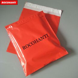 200PCS 10X13 Red Coloured Poly Mailers A4 Plastic Mailer Envelope Custom Poly Shipping Bags Polymailer Gift Bag With